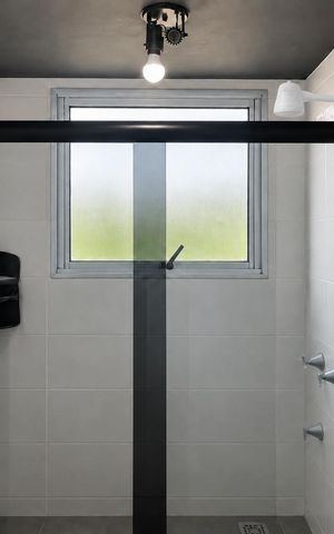 Apartamento para alugar com 44m², 2 quartos e 1 vaga Apartamento para alugar com 44m², 2 quartos e 1 vagaBanheiro social
