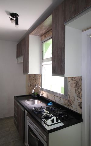 Apartamento à venda com 45m², 1 quarto e sem vagaCozinha
