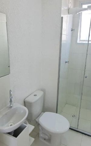 Apartamento à venda com 41m², 2 quartos e 1 vaga Apartamento à venda com 41m², 2 quartos e 1 vagaBanheiro social