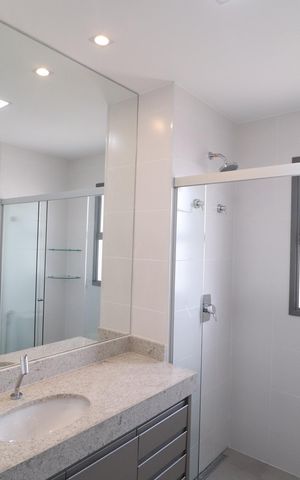 Apartamento para alugar com 116m², 3 quartos e 2 vagasBanheiro do Quarto 2