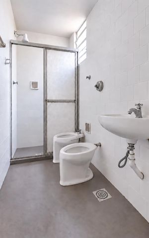 Apartamento para alugar com 44m², 1 quarto e sem vaga Apartamento para alugar com 44m², 1 quarto e sem vagaBanheiro social