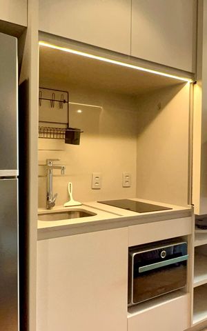 Studio para alugar com 29m², 1 quarto e 1 vaga Studio para alugar com 29m², 1 quarto e 1 vagaCozinha