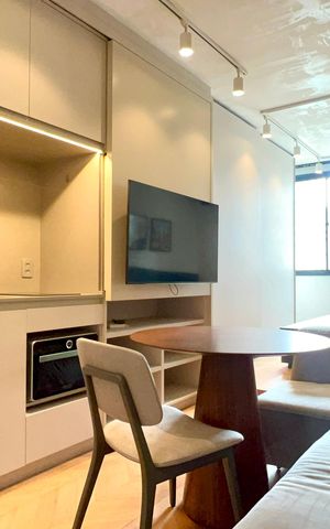Studio para alugar com 29m², 1 quarto e 1 vaga Studio para alugar com 29m², 1 quarto e 1 vagaSala