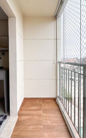Apartamento à venda com 59m², 2 quartos e 1 vaga Apartamento à venda com 59m², 2 quartos e 1 vagaSacada