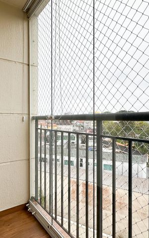 Apartamento à venda com 59m², 2 quartos e 1 vaga Apartamento à venda com 59m², 2 quartos e 1 vagaSacada