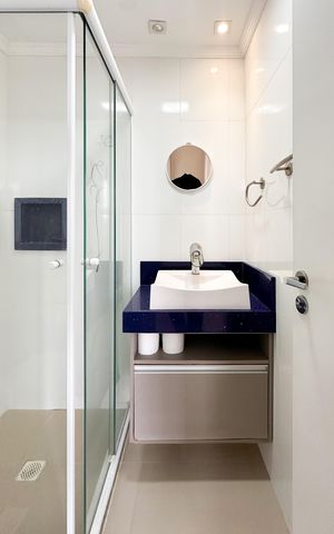Apartamento à venda com 59m², 2 quartos e 1 vaga Apartamento à venda com 59m², 2 quartos e 1 vagaBanheiro Social