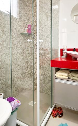 Apartamento à venda com 59m², 2 quartos e 1 vaga Apartamento à venda com 59m², 2 quartos e 1 vagaBanheiro da Suíte