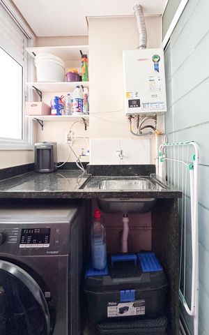 Apartamento à venda com 59m², 2 quartos e 1 vaga Apartamento à venda com 59m², 2 quartos e 1 vagaÁrea de Serviço