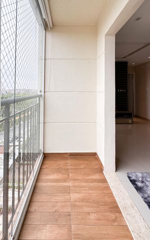 Apartamento à venda com 59m², 2 quartos e 1 vaga Apartamento à venda com 59m², 2 quartos e 1 vagaSacada