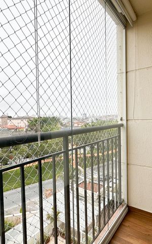 Apartamento à venda com 59m², 2 quartos e 1 vaga Apartamento à venda com 59m², 2 quartos e 1 vagaSacada
