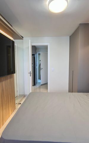 Apartamento à venda com 38m², 1 quarto e 1 vaga Apartamento à venda com 38m², 1 quarto e 1 vagaQuarto 1