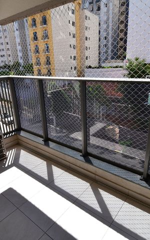 Apartamento para alugar com 40m², 1 quarto e 1 vaga Sala - sacada