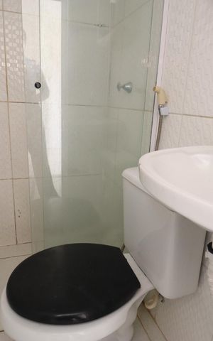 Studio para alugar com 30m², 1 quarto e sem vaga Studio para alugar com 30m², 1 quarto e sem vagaBanheiro