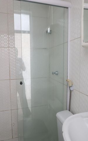 Studio para alugar com 30m², 1 quarto e sem vaga Studio para alugar com 30m², 1 quarto e sem vagaBanheiro