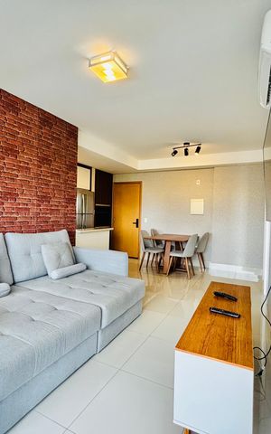 Apartamento para alugar com 50m², 1 quarto e 1 vaga Apartamento para alugar com 50m², 1 quarto e 1 vagaSala