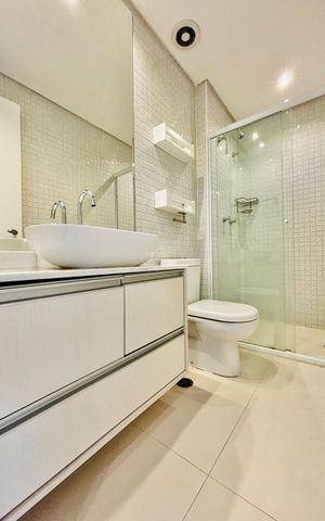 Apartamento para alugar com 50m², 1 quarto e 1 vaga Apartamento para alugar com 50m², 1 quarto e 1 vagaBanheiro