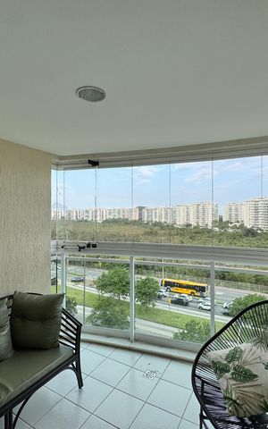 Apartamento para alugar com 80m², 3 quartos e 1 vagaVaranda da sala