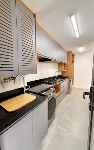 Apartamento à venda com 90m², 2 quartos e 2 vagas Apartamento à venda com 90m², 2 quartos e 2 vagasCozinha