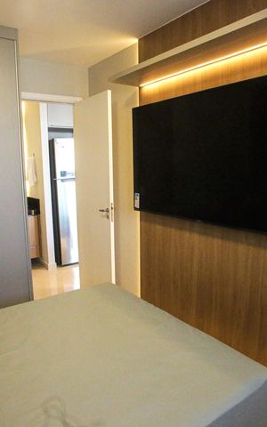 Studio à venda com 39m², 1 quarto e 1 vagaQuarto