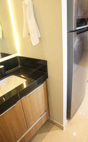 Studio à venda com 39m², 1 quarto e 1 vagaBanheiro