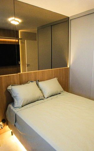Studio à venda com 39m², 1 quarto e 1 vagaQuarto