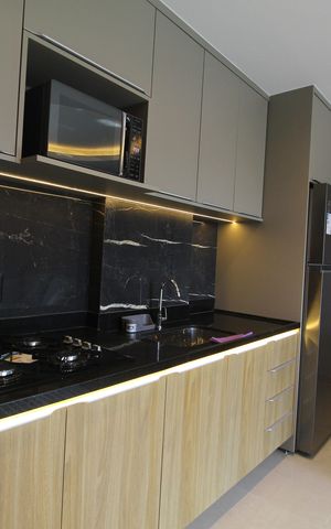 Studio à venda com 39m², 1 quarto e 1 vagaCozinha