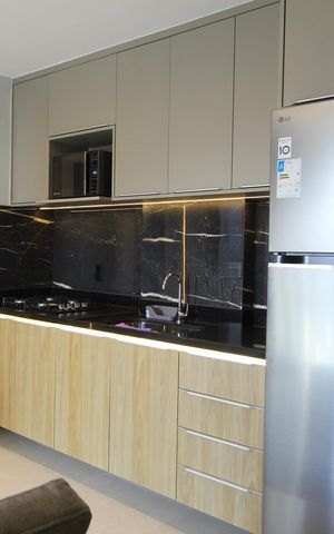 Studio à venda com 39m², 1 quarto e 1 vagaCozinha