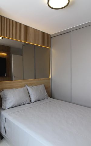 Studio à venda com 39m², 1 quarto e 1 vagaQuarto