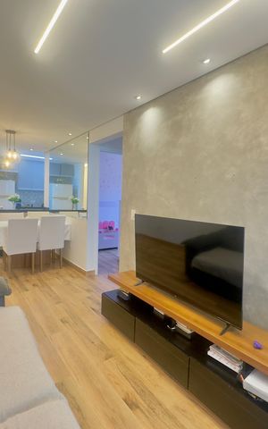 Apartamento à venda com 56m², 2 quartos e 1 vaga Apartamento à venda com 56m², 2 quartos e 1 vagaSala