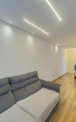 Apartamento à venda com 56m², 2 quartos e 1 vaga Apartamento à venda com 56m², 2 quartos e 1 vagaSala