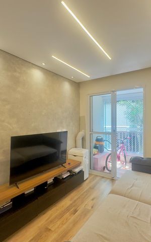 Apartamento à venda com 56m², 2 quartos e 1 vaga Apartamento à venda com 56m², 2 quartos e 1 vagaSala