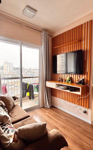 Apartamento à venda com 47m², 2 quartos e 1 vaga Apartamento à venda com 47m², 2 quartos e 1 vagaSala