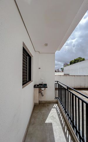 Apartamento para alugar com 47m², 2 quartos e 1 vagaVaranda