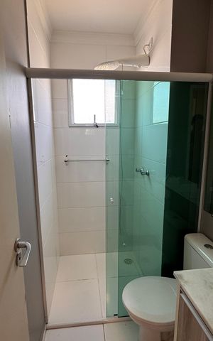 Apartamento para alugar com 69m², 2 quartos e 2 vagas Apartamento para alugar com 69m², 2 quartos e 2 vagasBanheiro da Suíte