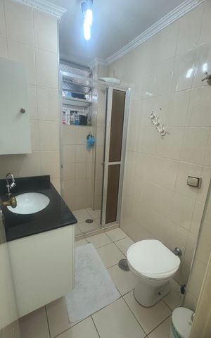 Apartamento para alugar com 45m², 1 quarto e sem vaga Apartamento para alugar com 45m², 1 quarto e sem vagaBanheiro