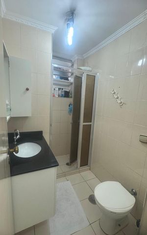 Apartamento para alugar com 45m², 1 quarto e sem vaga Apartamento para alugar com 45m², 1 quarto e sem vagaBanheiro