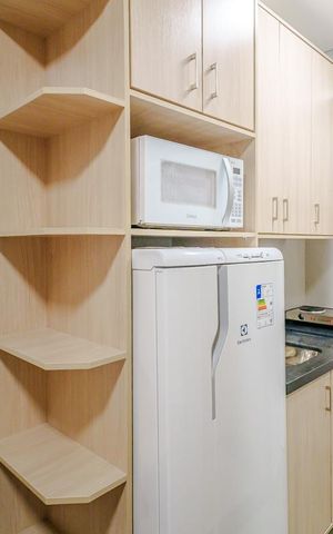 Studio para alugar com 20m², 1 quarto e sem vaga Studio para alugar com 20m², 1 quarto e sem vagaCozinha