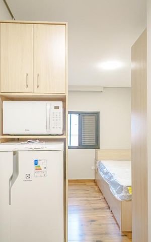 Studio para alugar com 20m², 1 quarto e sem vaga Studio para alugar com 20m², 1 quarto e sem vagaCozinha