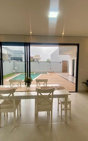 Casa de condomínio à venda com 200m², 2 quartos e 2 vagasSala de Jantar
