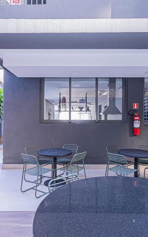 Apartamento à venda com 26m², 1 quarto e sem vaga Apartamento à venda com 26m², 1 quarto e sem vagaÁrea externa