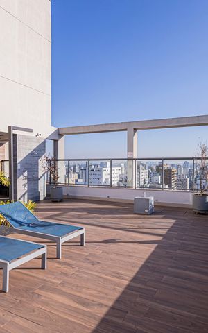 Apartamento à venda com 26m², 1 quarto e sem vaga Apartamento à venda com 26m², 1 quarto e sem vagaÁrea externa