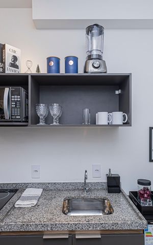 Apartamento à venda com 26m², 1 quarto e sem vaga Apartamento à venda com 26m², 1 quarto e sem vagaCozinha