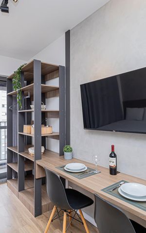 Apartamento à venda com 26m², 1 quarto e sem vaga Apartamento à venda com 26m², 1 quarto e sem vagaSala/Quarto