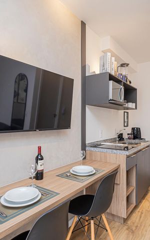 Apartamento à venda com 26m², 1 quarto e sem vaga Apartamento à venda com 26m², 1 quarto e sem vagaSala/Quarto