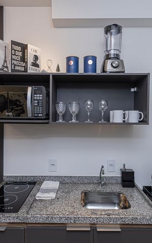 Apartamento à venda com 26m², 1 quarto e sem vaga Apartamento à venda com 26m², 1 quarto e sem vagaCozinha