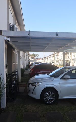 Casa de condomínio para alugar com 100m², 2 quartos e 2 vagasFachada da Casa/placa