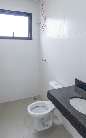 Apartamento para alugar com 45m², 1 quarto e sem vaga Apartamento para alugar com 45m², 1 quarto e sem vagaBanheiro Salão de Festas