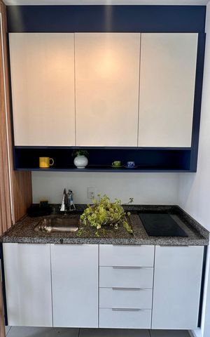 Studio para alugar com 26m², 1 quarto e sem vaga Studio para alugar com 26m², 1 quarto e sem vagaCozinha