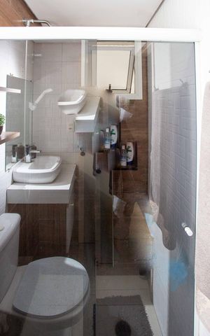 Apartamento à venda com 61m², 2 quartos e 1 vagaBanheiro da Suíte