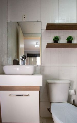 Apartamento à venda com 61m², 2 quartos e 1 vagaBanheiro da Suíte